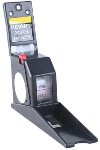 DIIOOMIEEU 200 cm Wandmontiertes Stadiometer, Höhenmessgerät, Höhenmaßband, Wachstumslineal für Zuhause, Schule, Kliniken