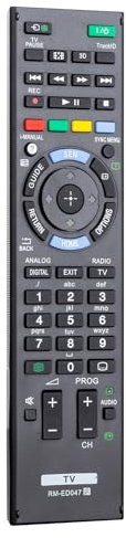 Telecomando di ricambio per telecomando Sony TV, telecomando universale per Sony Bravia TV, RM-ED047 RM-YD103 RM-ED050 RM-ED052 RM-ED053 RM-ED060 RM-ED061
