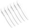 Lot de 6 stylets tactiles universels pour console 3DS 2DS NDS DSi 3DS 2DS XL LL NDSi DS Lite Console Wii U Gamepad New 3DS/2DS XL LL NDSi DS Lite Stylo tactile résistif en plastique coloré + clip (6 x