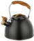 Stove Top Kettle,3L Stainless Steel Whistling Tea Kettles with Wood Handle,Teapot Stovetop Kettle for Gas Hob,Stovetop Kettle with Tall Whistle for Induction and Electric Hobs
