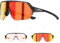 KAPVOE Fahrradbrille SelbsttöNend für Herren Damen Photochrome Radsportbrille Sonnenbrille mit UV400 Schutz Sportbrille für Fahrrad Mtb Unisex