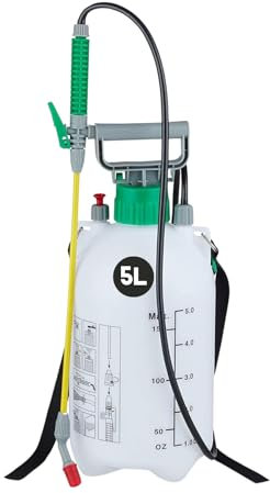 Pressure Sprayer for Gardening 2L, 5L, 8L, Watering, Weed Control & Chemical Spray (5 Litre)