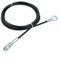 Fauhapyway Cuerda de alambre de acero para gimnasio, accesorio de máquina de cable de pila de peso para entrenamiento de ejercicio de bricolaje con conector de pin de carga de 1,5 m/2,5 m/10 pies (1,5