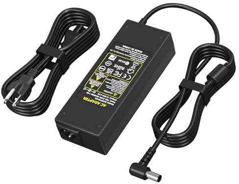 Chargeur adaptateur 19,5 V pour téléviseur LCD Sony Bravia KDL-48R510C KDL-40R510C KDL-48W650D KDL40W600B KDL32W600D KDL-40W650D KDL-48W600B, KDL-48R KDL-55W KDL-32W KDL32R KDL-40W KDL-40R KDL-42W KDL