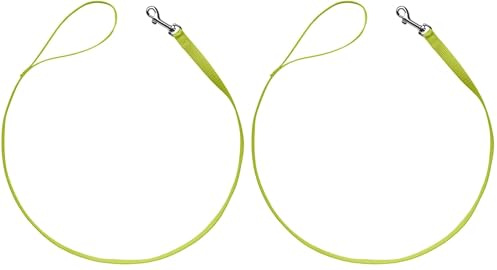 Hunter Führleine London MINI | Limette | Größe 10/140 | weich & leicht | reißfest & schnelltrocknend | pflegeleicht & formstabil | ideal für Spaziergänge | leuchtende Farbe für Alltag & Abenteuer