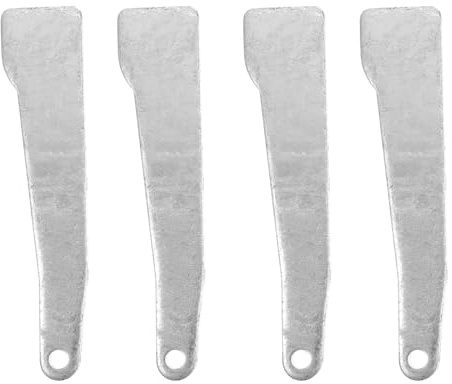 ELEOUTI Adaptador de Andamio Fijo de Hierro Plata, 4 Piezas Soporte Estable y Fácil Montaje para Parte Desmontable y Repuestos de Andamio