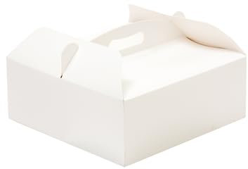 0340201 DECORA - SCATOLA TORTA CON MANICO 26 X 26 X 10 H CM