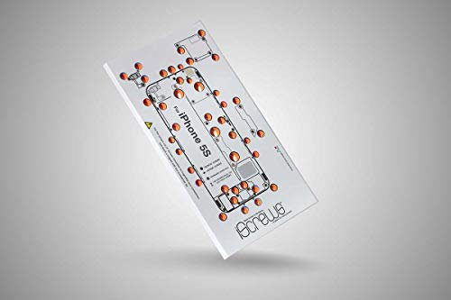 dottorpod iScrews 5S, Schrauben Karte kompatibel mit dem iPhone 5S. Um alle Schrauben nach der Reparatur an der richtigen Stelle anzubringen.