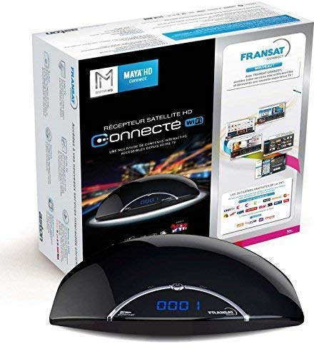 ASTON - Maya HD Fransat Récepteur TNT Decodeur Satellite - + Fransat Carte + HD / USB / HDMI / MPEG4 / Full HD / 1080P