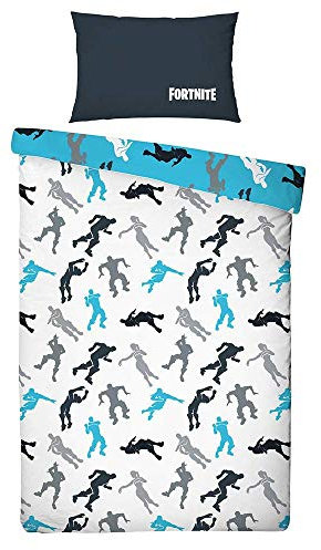 Fortnite Bettwäsche Set Bettdecke 140cm x 200cm + Kopfkissen 60cm x 70cm