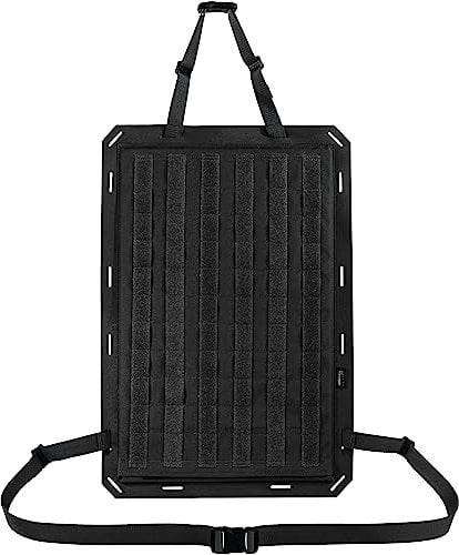 Tasmanian Tiger TT Modular Front Seat Panel Rückenlehnenschutz Molle-Taschen kompatibler taktischer Auto Rück-Sitz Organizer (Schwarz)