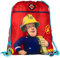 alles-meine.de GmbH Sportbeutel - Turnbeutel - Schuhbeutel Feuerwehr & Feuerwehrmann Sam - wasserfest/wasserabweisend & abwischbar - für Kinder - Schulbeutel Kindergarten - J..