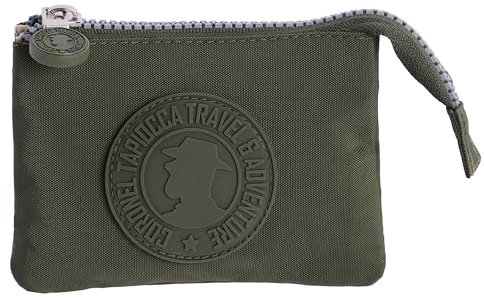 Coronel Tapiocca Women's Wallet Albina Portefeuille Femme Kaki, Kaki, 14,5x9,5x5 EU