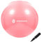 SPRINGOS Palla Fitness Pilates 75 cm + Pompa Fitball per Ginnastica, Yoga, Gravidanza, Equilibrio, Core Training, Seduta Ergonomica | Resistente, Antiscivolo, Rosa