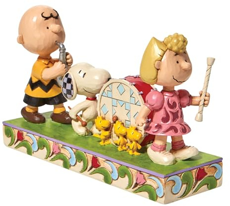 Peanuts By Jim Shore Peanuts Parade Figurine, Brown