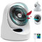 ELYCO PLACE Ventilador Mesa Silencioso, Ventilador Silencioso para Dormir, Ventilador Mesa Oscilante, Portátil Batería USB Luz Nocturna Dormitorio Escritorio Potente bajo Consumo Sobremesa,(blanco)