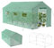 XMTECH Serre en film plastique - 450 x 200 x 200 cm - Pour légumes, plantes, fruits, jardin - Avec film grillagé résistant aux UV et fenêtre - Toit pointu - Vert