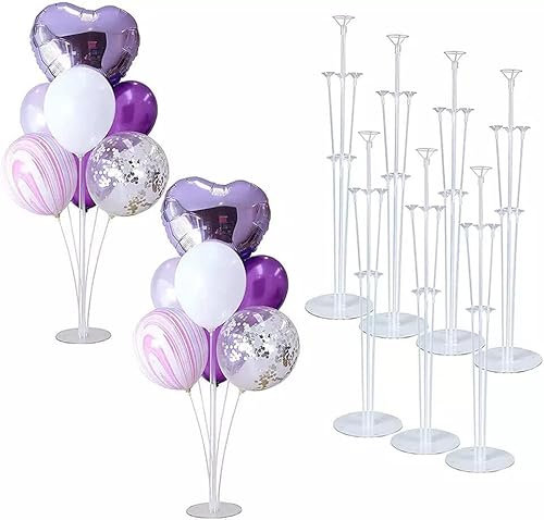 Mr. Gadget's Solutions 2 Set Table Balloon Stand Kit Base, for Wedding, Birthday Decoration