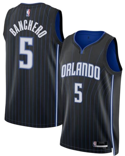 Paolo Banchero Orlando Magic NBA Kinder Jugend 8-20 Black Icon Edition Swingman Trikot, Schwarz, 10-12