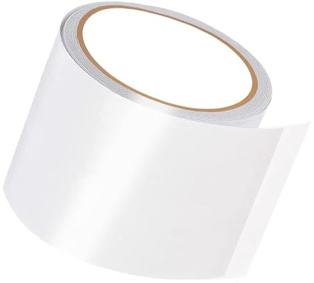SquarezhenBo Tent Tape PVC Tarpaulin Repair Tape Transparent Tent Adhesive Tapes Repair Kit Repair for Truck Tarpaulin Awnings Pond Film Waterproof Sealing Tape 5 cm x 5 m Shelters and Accessories