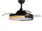 FABRILAMP AKUNADECOR Ventilador Emperador Negro Motor Dc Led 3000-4000-6000k