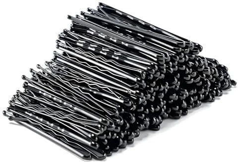 PARENCE.- Lot de 144 Epingles à cheveux Standard Noir - Barrettes Cheveux en Acier, Tous Types de Cheveux - 144 Pièces