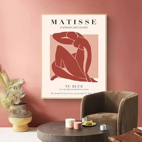 FOKTMS Mattis Abstrakter Charakter Ye ZihuaNordisches Poster und DruckgrafikWandkunst Leinwandgemälde Wohnzimmer Wohnkultur Gemälde19,6 x 27,5 (50x70cm) Kein Rahmen