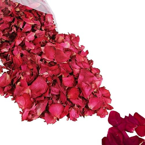 Catime - Pétales de Rose Séchées Mariage, Confettis Biodegradables, 50g