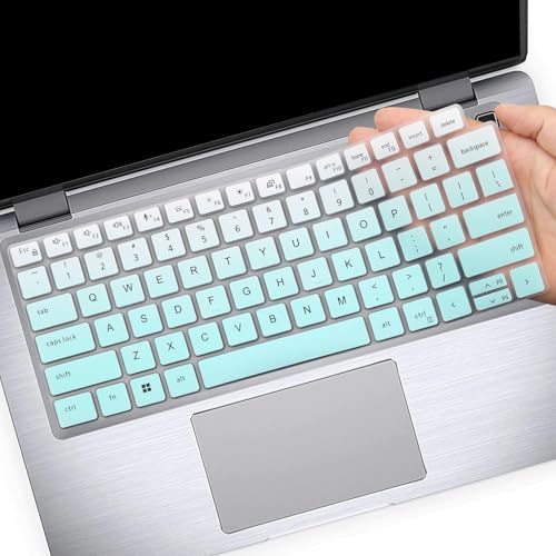 Dell Latitude 14 Keyboard Cover Skin - 3440/5440/5430/5431/5420/14 & 7450/7440/7430/7420/7410/9420/9430/9520/9510/7520/15.6 - OmbreMint