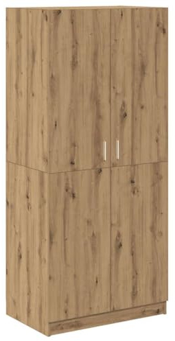 vidaXL Kleiderschrank Artisan-Eiche 90x52x200 cm Holzwerkstoff