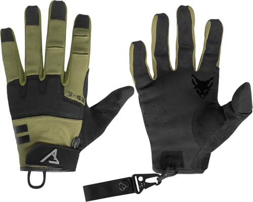 ACE Schakal Einsatz-Handschuh - Outdoor-Handschuhe Taktisch - Handschutz für Paintball und Schießsport - Oliv II - M