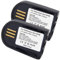 CHUNCAIL 2X Akku Kompatibel für Plantronics Savi 86507-01, W440, W740,W440-M, Wireless Headset Kopfhörer (140 mAh, 3.7 V, Li-Polymer) Ersatz für 204755-01