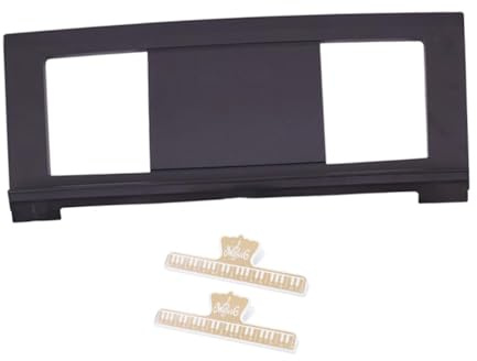 Keyboard Notenständer, Notenbuchständer, Notenständer für Profis, Goldclips
