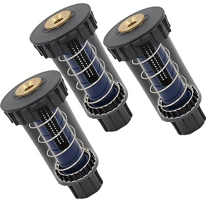 IWOWHERO Sprinkler-3er-set Mit Messingdüsen 360/180/90-grad-abdeckung Für Die Komplette Rasen- Und Gartenbewässerung