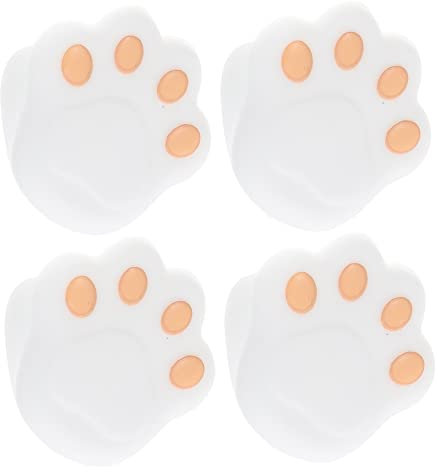 ULDIGI 4stücke Teiliges Silikon Möbel Eckenschutz Selbstklebend Schutz Tischkantenschutz Anti-kollisionskantenschutz Weiß Für Scharfe Ecken Möbel Schützt Vor Verletzungen