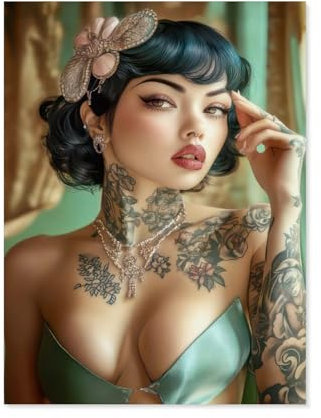 1000Pcs，Sexy pin-up Girls，Jigsaw Adult Decompression Game Puzzle Studenten Spielzeug Für Kinder Weihnachten Geburtstagsgeschenke（50x70cm）-AG39