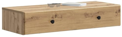 vidaXL Wandmontierter Beistelltisch Artisan-Eiche 87,5 x 34,5 x 17 cm, Eleganter Beistelltisch, modernes Stauraummöbel, rechteckig, vielseitig für Dein Wohnzimmer