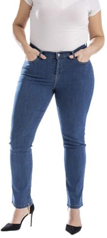 Rica Lewis - Jeans coupe droite taille haute denim