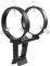 TS-Optics Deluxe Sucherhalter für 60mm Sucherfernrohr und Leitrohre passend in Standard Sucherschuh, SuHa60