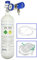 GPG Gase-Partner GmbH Mobiles Sauerstoff-Notfallsystem - 2 Liter medizinischer Sauerstoff (Leichtstahlflasche) mit Druckminderer MediSelect 25 und Masken