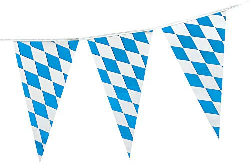 Susy Card 40030951 Wimpelkette 4m Bavaria aus Papier, 1 Stück