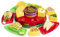 Nostalgia TTLSTB10 Beheizte Aufliegestange Lazy Susan Ideal für Burritos, Nachos, Fajitas, 600 ml, Warmhaltetopf, inkl. 4 Tortilla-Haltern, plastik, Rot/Ausflug, einfarbig (Getaway Solids)