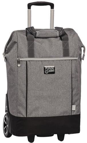 Punta Big Wheel Einkaufsroller Einkaufswagen Shopping Trolley Einkaufstrolley Trolly 10303 + Thermotasche (Two Tone GRAU 2800)