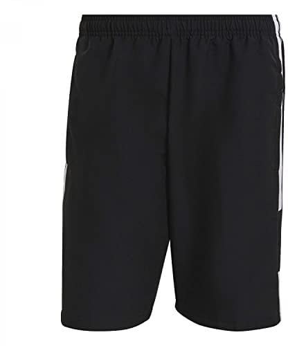 adidas Men's Squadra 21 Woven Shorts, Black/White, XXL