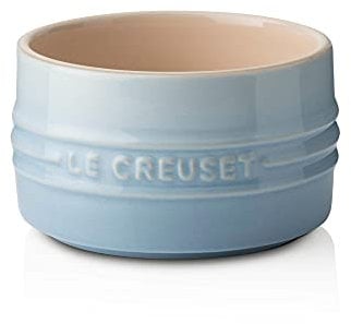 Le Creuset Ramequin en Céramique à Paroi Droite, Empilable, 200 ml, Bleu Caraïbes, 70403204200099
