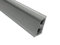 Alfredo Calandrelli Alzatine per piani da cucina, spalletta per top, alzatine, lunghezza 2 metri completa di finali in Pvc (Inox)