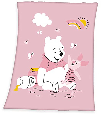 Herding Disney´s Winnie Puuh Microfaserflausch-Decke, 75 x 100 cm, 100% Polyester