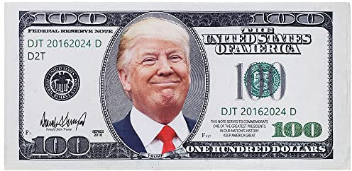 Donald Trump Strandtuch, 100 Dollar Schein, 76,2 x 152,4 cm, 100 % Baumwolle, Pool-Handtuch, Reisen, Camping, See (Trump $100 Bill)