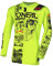O'NEAL | Motocross-Shirt langarm | MX MTB Mountainbike | Passform für Maximale Bewegungsfreiheit, Eingenähter Ellbogenschutz | Element Youth Jersey Attack V.23 | Kinder | Neon-Gelb Schwarz | Größe M