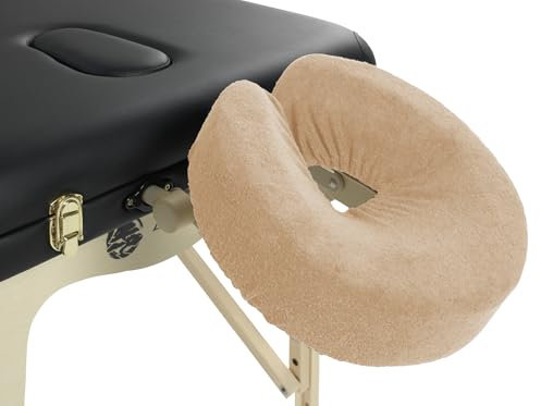 ZENGROWTH Housse pour têtière en tissu éponge marron-clair - 2 unités - Protège-têtière professionnel